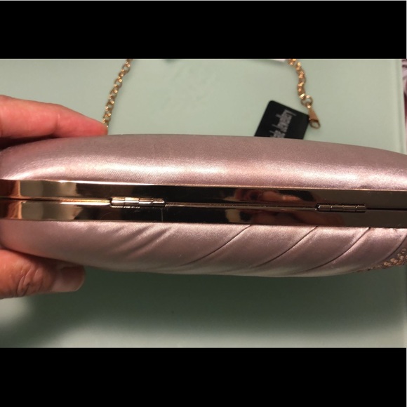 Champagne/Pink Crystal Clutch - Picture 9 of 13